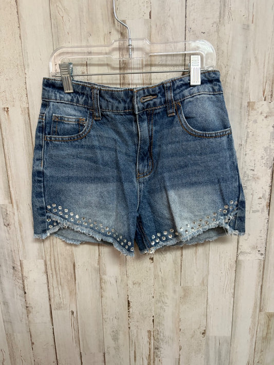 DENIM JUSTICE JEWELED SHORTS, GIRL 10
