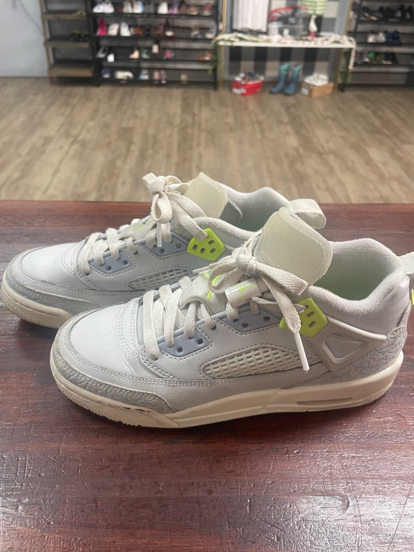 LIGHT BLUE AIR JORDAN SNEAKERS, SHOES Y4.5