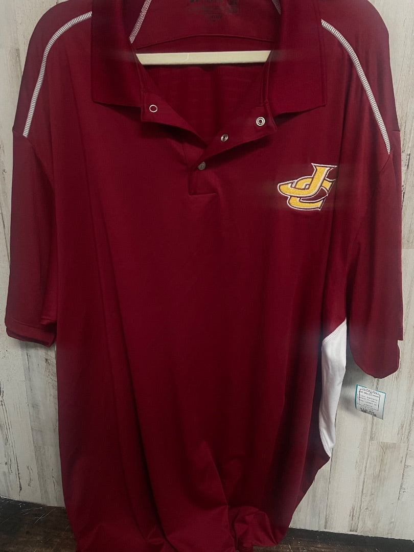 MAROON RUSSELL JCJC DRY FIT POLO, LADIES 3X