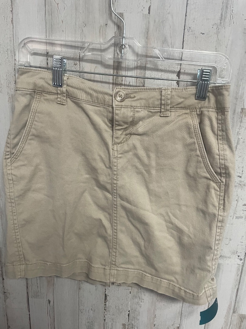 KHAKI AEROPOSTALE SZ0 SKIRT, LADIES XS