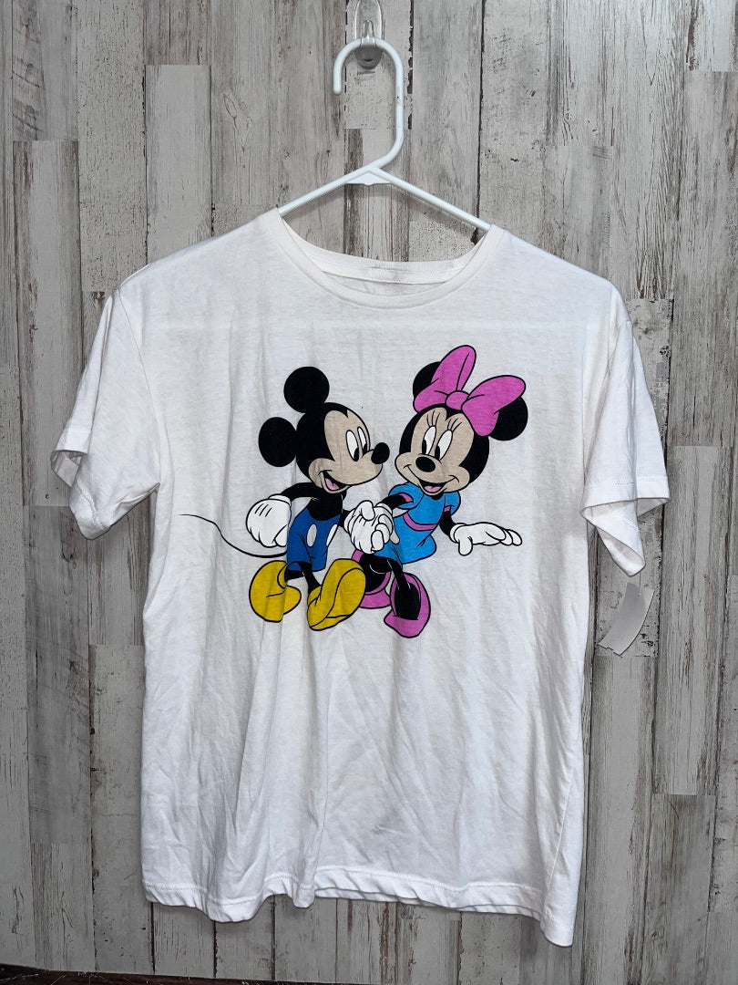 WHITE DISNEY MICKEY TEE, GIRL 14/16