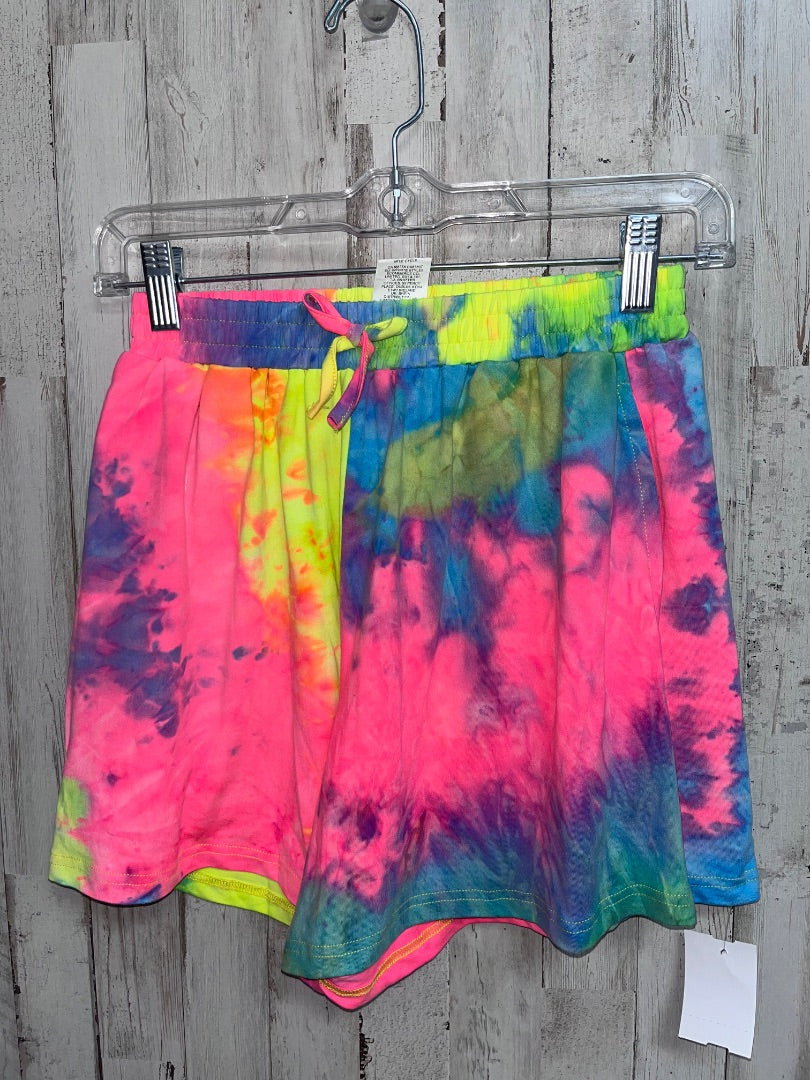 NEON SHEIN TIE DYE SOFT SHORTS, GIRL 14