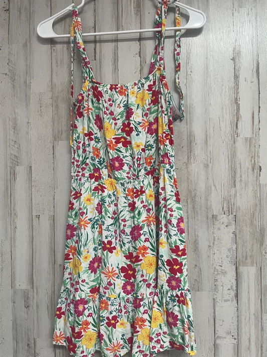 WHITE BEBOP FLORAL TANK DRESS, LADIES S