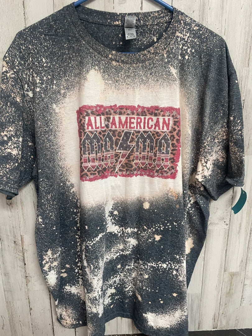 GREY GILDAN ALL AMERICAN TEE, LADIES XL