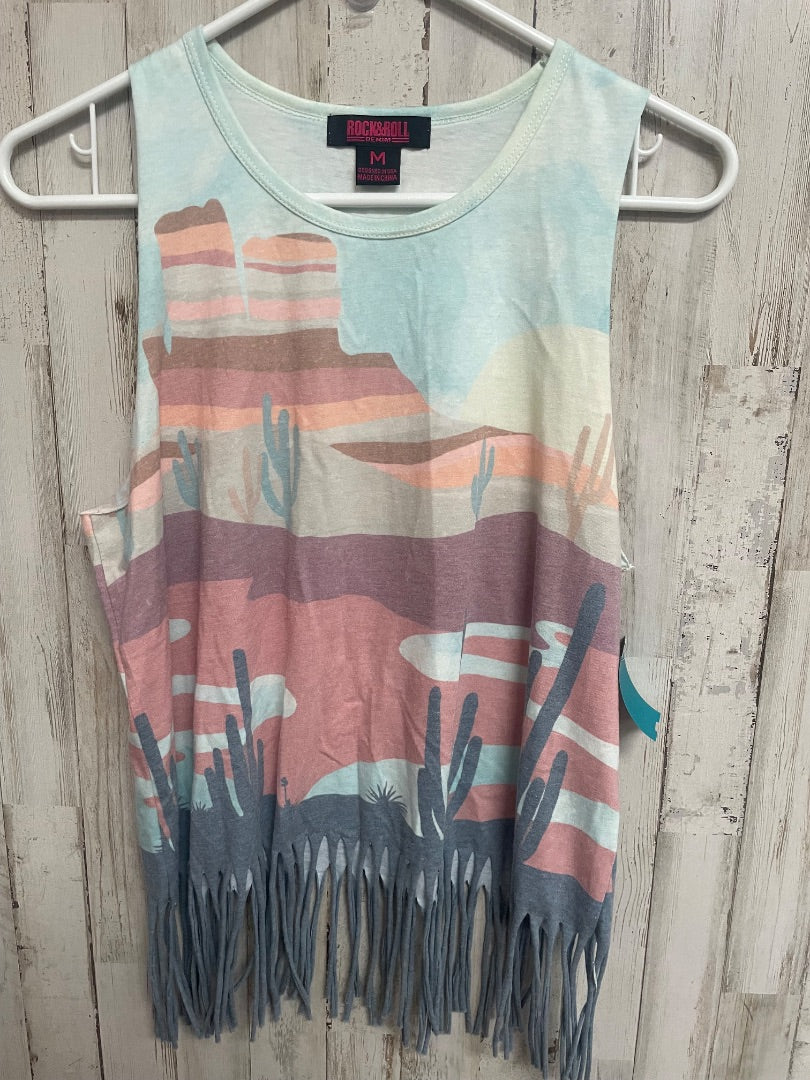 MINT ROCK & ROLL DESERT FRINGE TOP, LADIES M