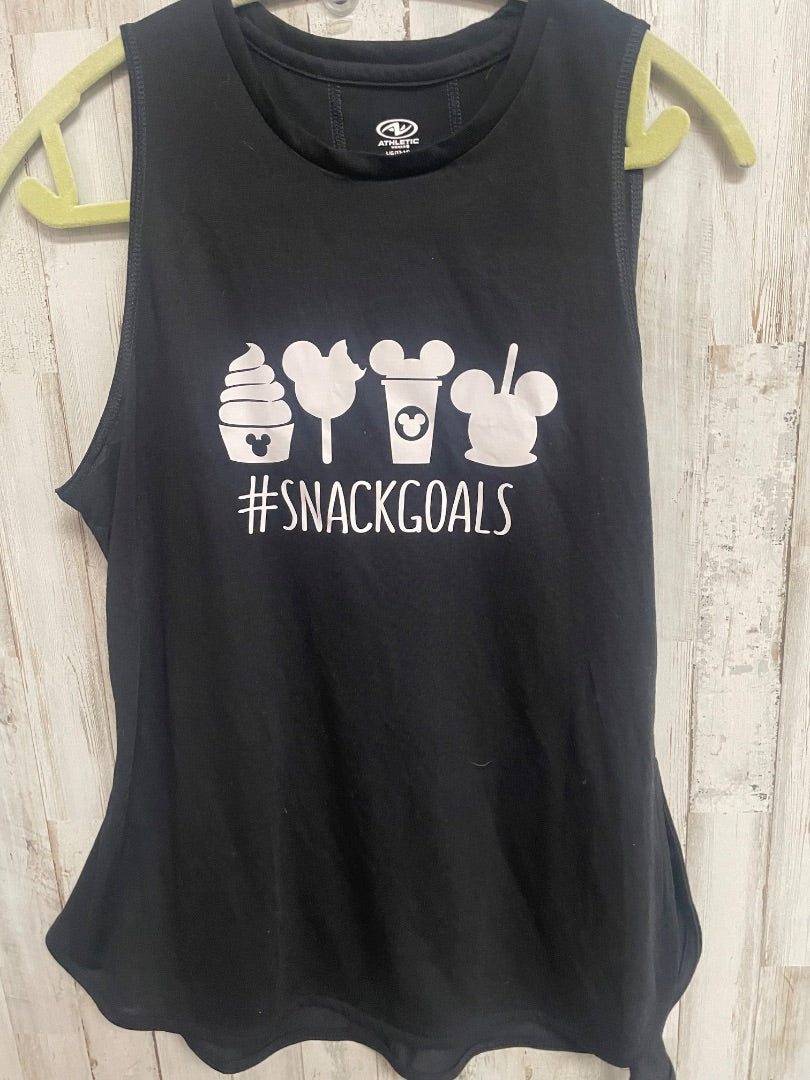 BLACK ATHLETIC WORKS SNACK TANK, LADIES L
