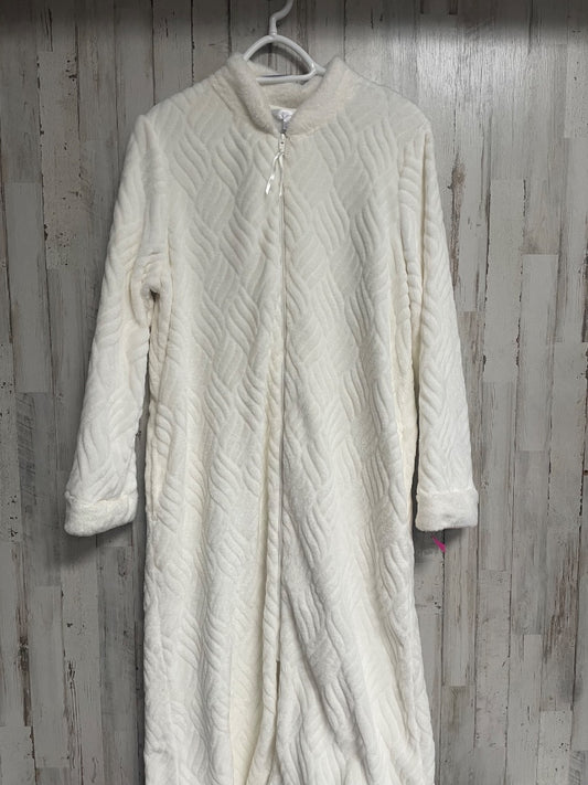 IVORY SECRET TREASURES SHERPA ZIP ROBE, LADIES L