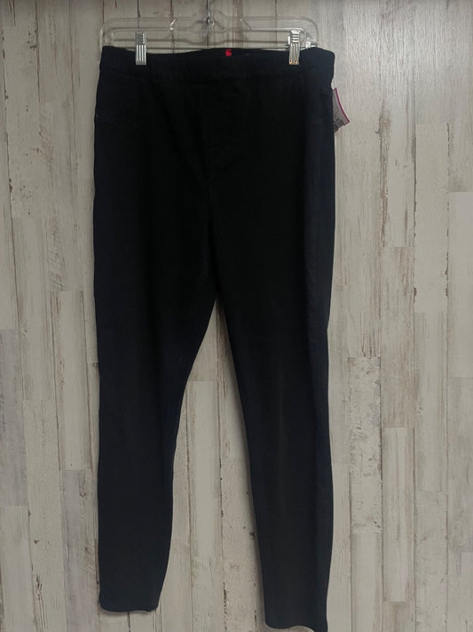 BLACK SPANX PULL ON JEGGINGS, LADIES L