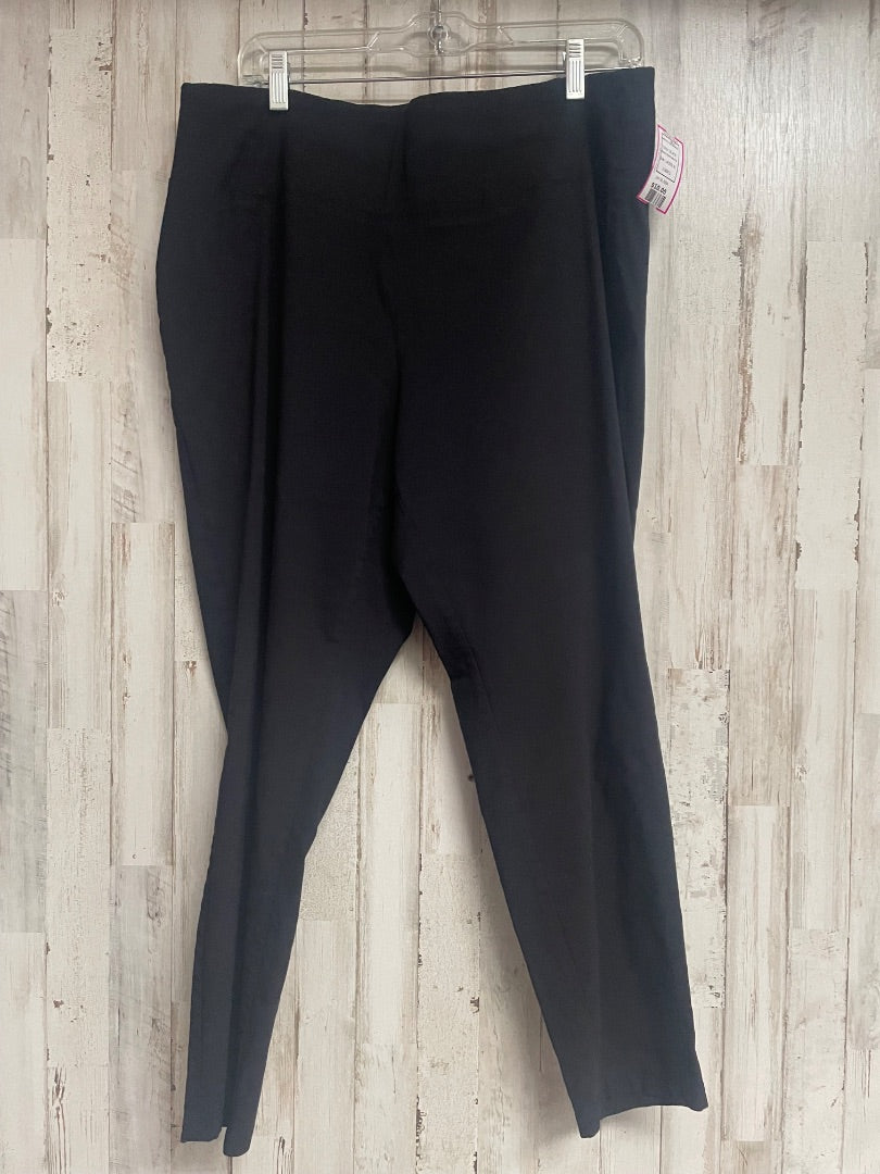 BLACK WORTHINGTON 16WS PULL ON SKINNIES, LADIES XL