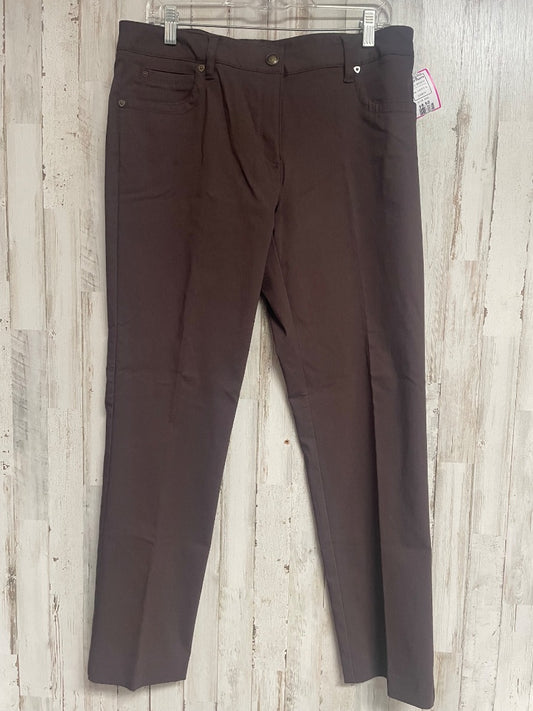 BROWN NEW DIRECTIONS SZ 14P PANTS, LADIES XL