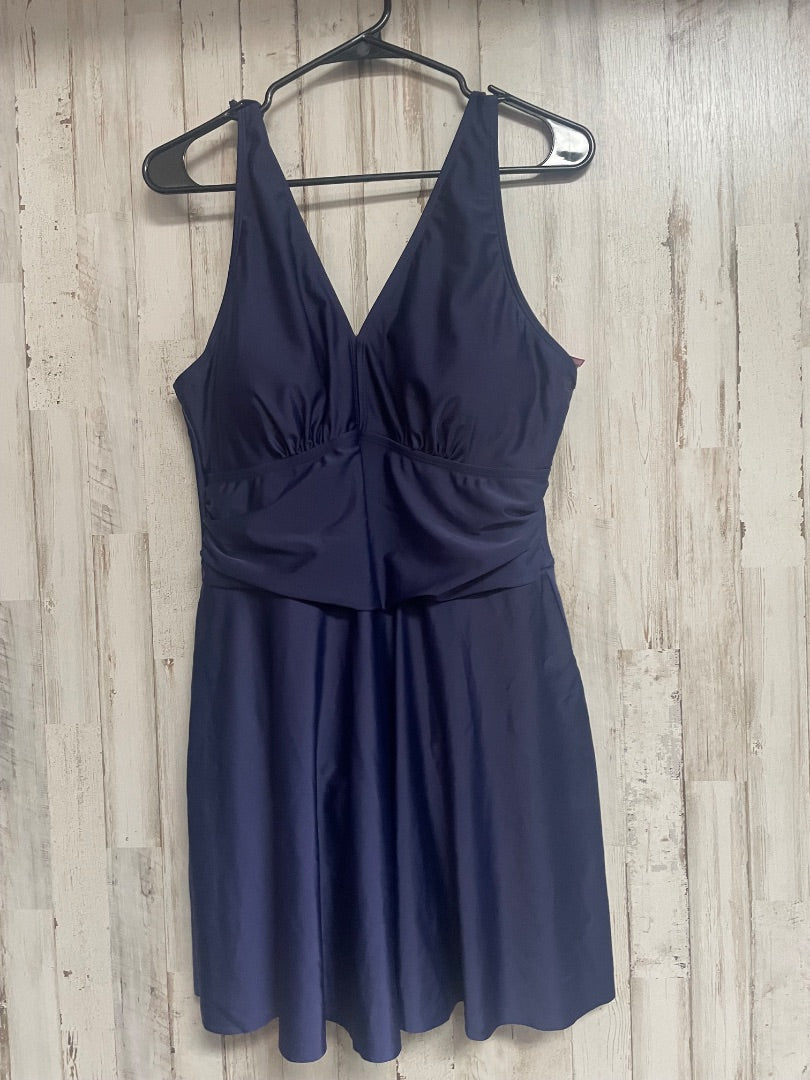 NAVY SHEIN ONE PIECE SWIM, LADIES 2X