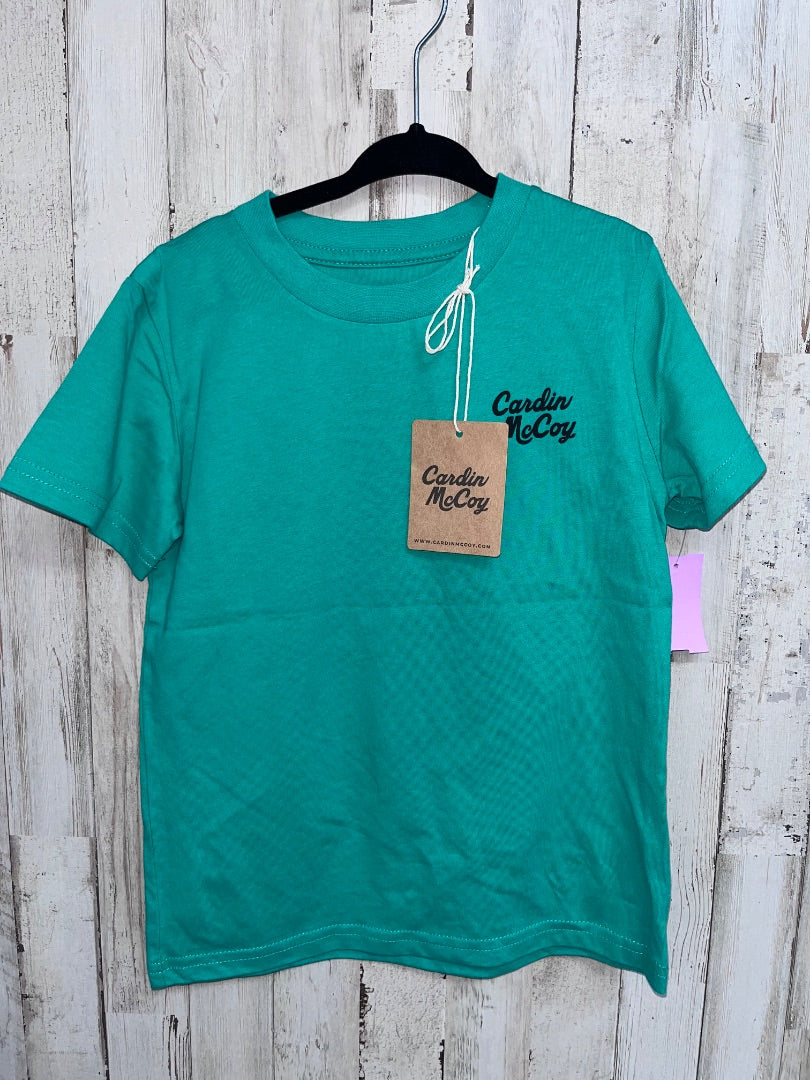 GREEN CARDIN MCCOY NEW FRANKENSTEIN TEE, BOY 4/5