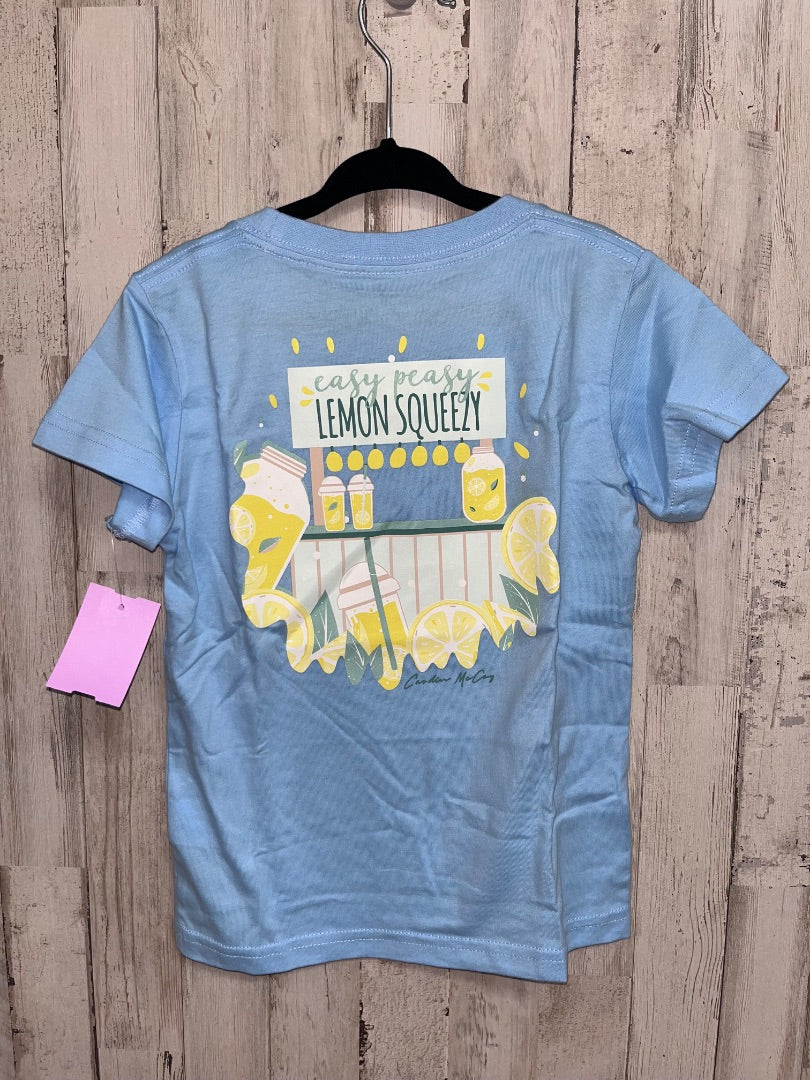 LIGHT BLUE CARDIN MCCOY NEW LEMON SQUEEZY TEE, GIRL 2/3