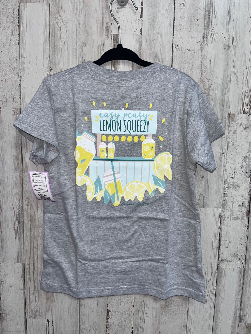 GREY CARDIN MCCOY NEW LEMON SQUEEZY TEE, GIRL 4/5