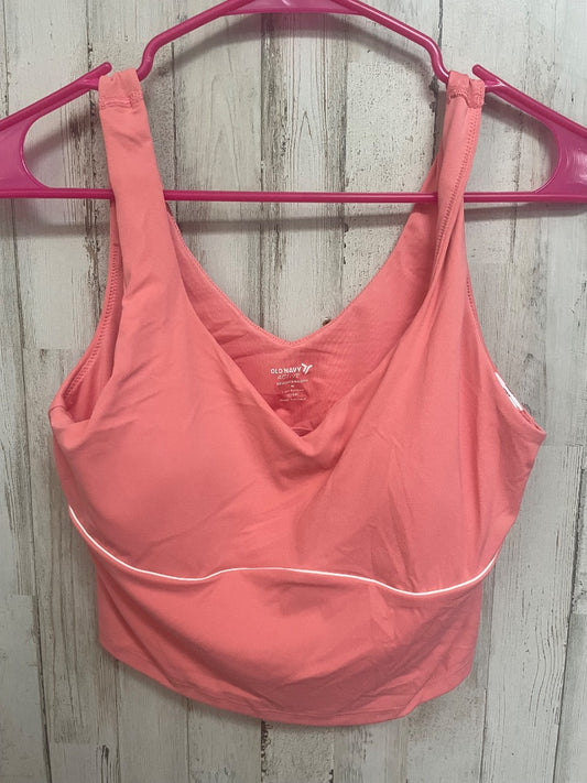 CORAL OLD NAVY DRY FIT CROP TANK, LADIES M
