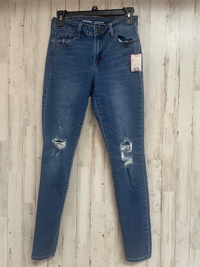 DENIM OLD NAVY SZ 4 ROCKSTAR SKINNIES, LADIES S