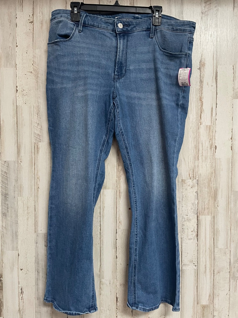 DENIM OLD NAVY SZ 16 MIDRISE BOOTCUT JEANS, LADIES XL