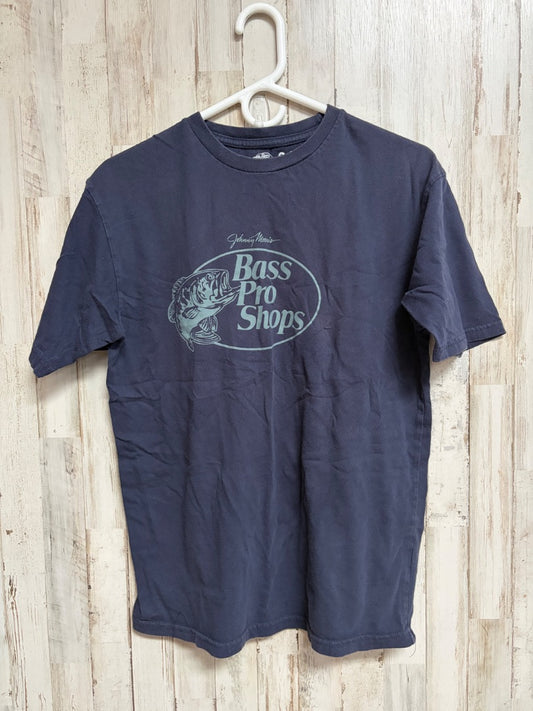 NAVY BASS PRO LOGO TEE, BOY ADULT S