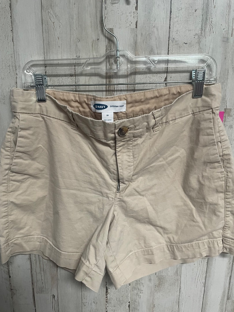 KHAKI OLD NAVY SZ 10 EVERYDAY SHORT, LADIES L