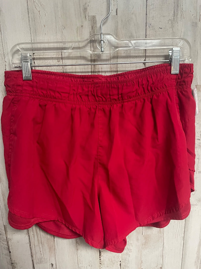 RED ATHLETIC WORKS DRY FIT SHORTS, LADIES L