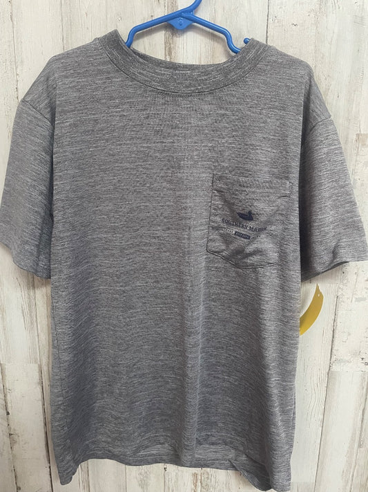GREY SOUTHERN MARSH DRY FIT POCKET TEE, BOY 8