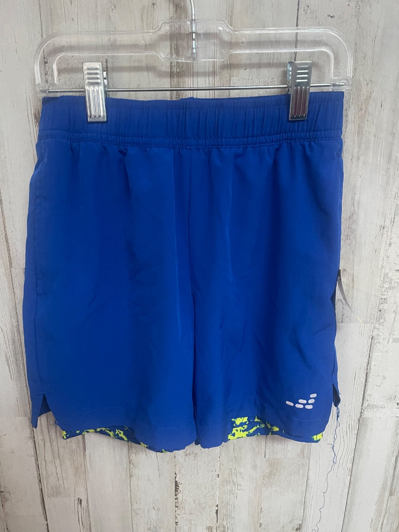 ROYAL BLUE BCG LAYERED DRY FIT SHORTS, BOY 10/12