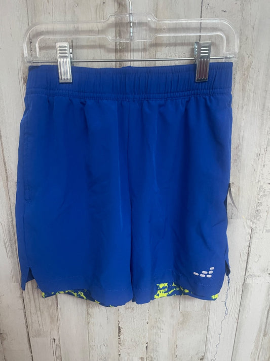 ROYAL BLUE BCG LAYERED DRY FIT SHORTS, BOY 10/12