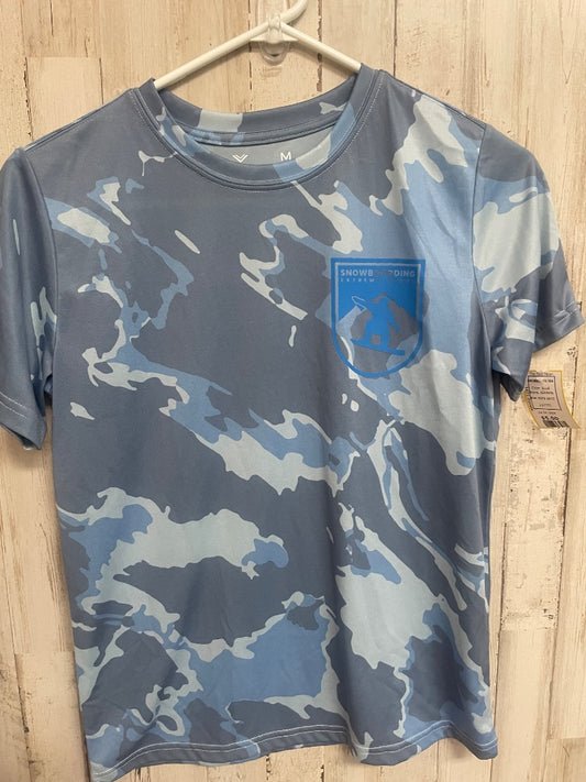 BLUE XERSION SNOWBOARD TEE, BOYS 10/12