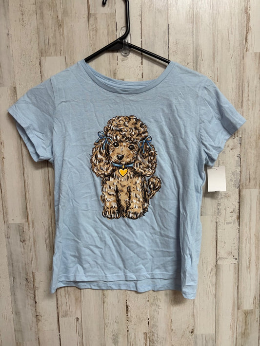 LIGHT BLUE OLD NAVY POODLE TEE, GIRL 14/16