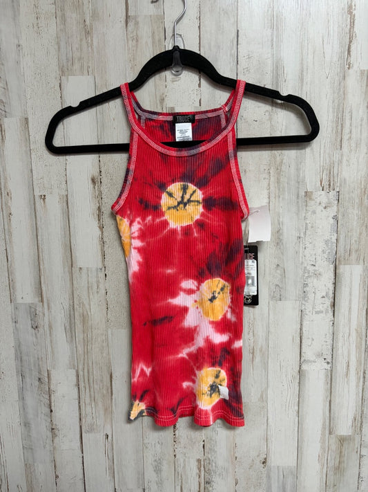 RED TRUCE NEW DYE RIBBED TANK, GIRL 16