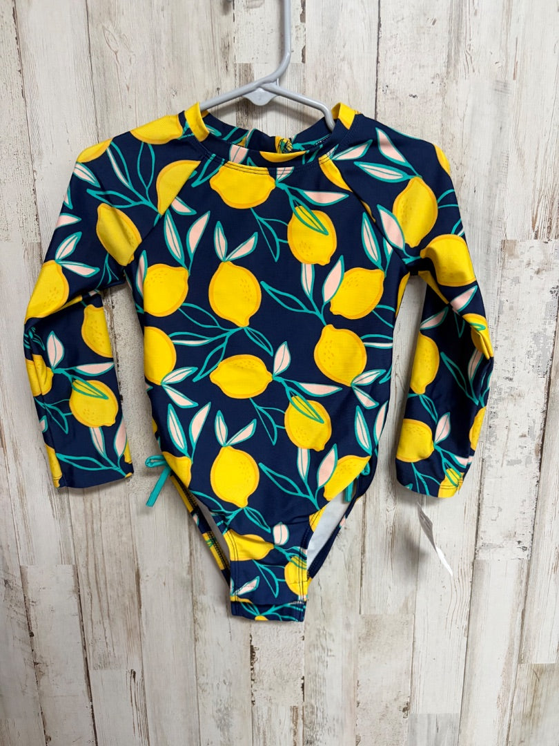 NAVY  LEMON SWIM, GIRL 3T