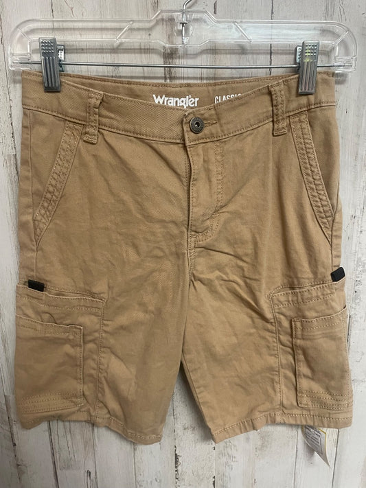 KHAKI WRANGLER CARGO SHORTS, BOYS 10/12