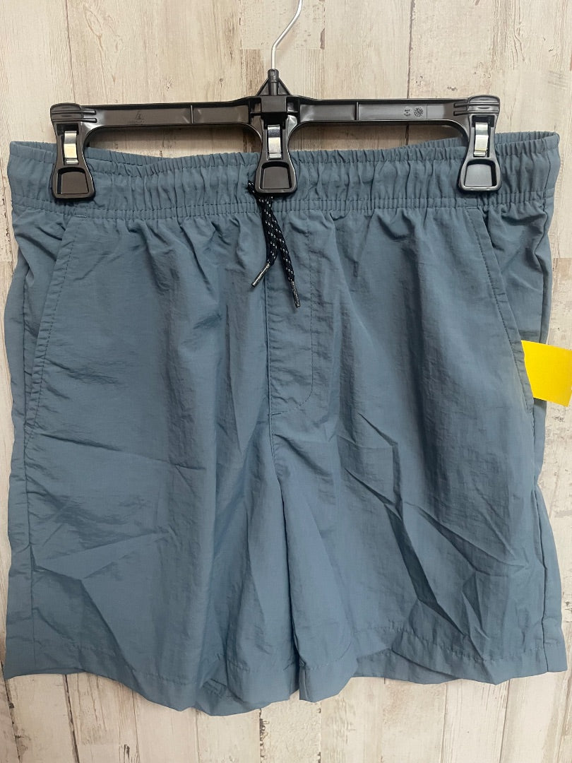 STEEL BLUE OLD NAVY ATHLETIC SHORTS, BOYS 14/16