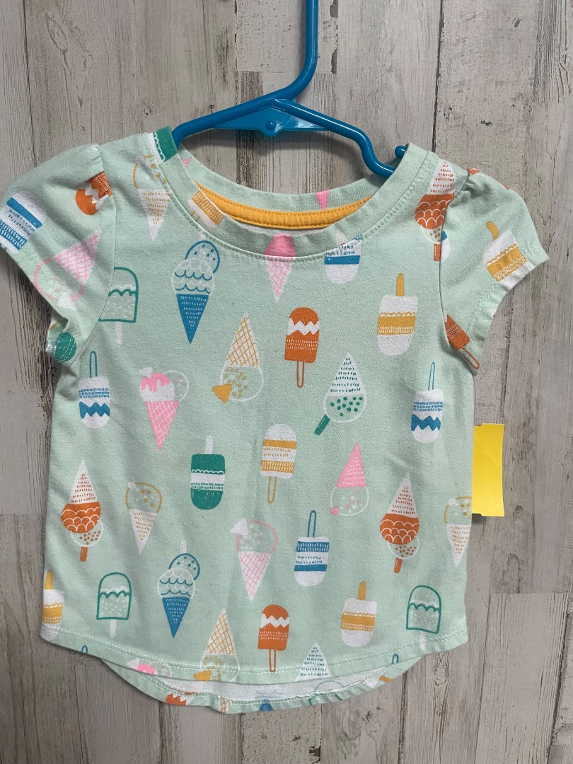 MINT CAT & JACK ICE CREAM TEE, GIRL 2T