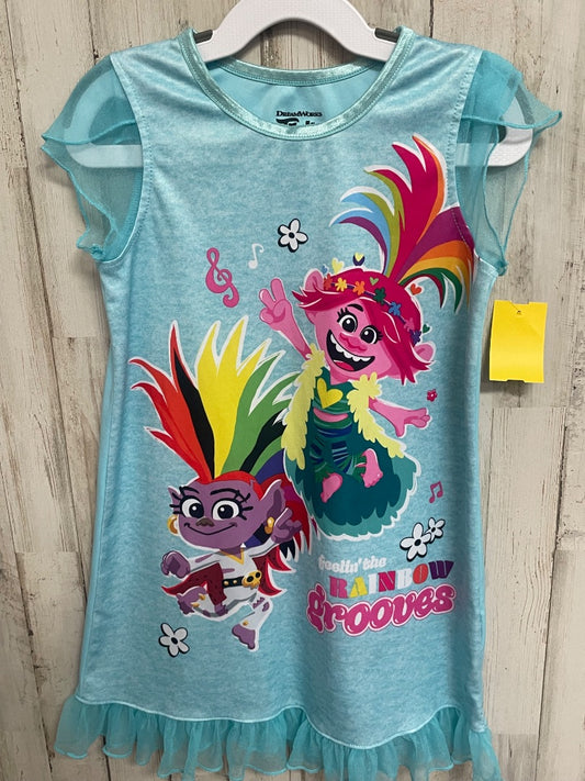BLUE DREAMWORKS TROLLS NIGHT GOWN, GIRL 6