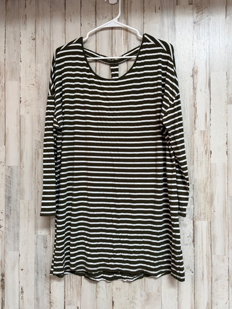 OLIVE HYFVE STRIPED TUNIC, LADIES M