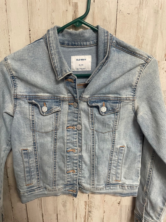BLUE OLD NAVY DENIM JACKET, GIRL 14