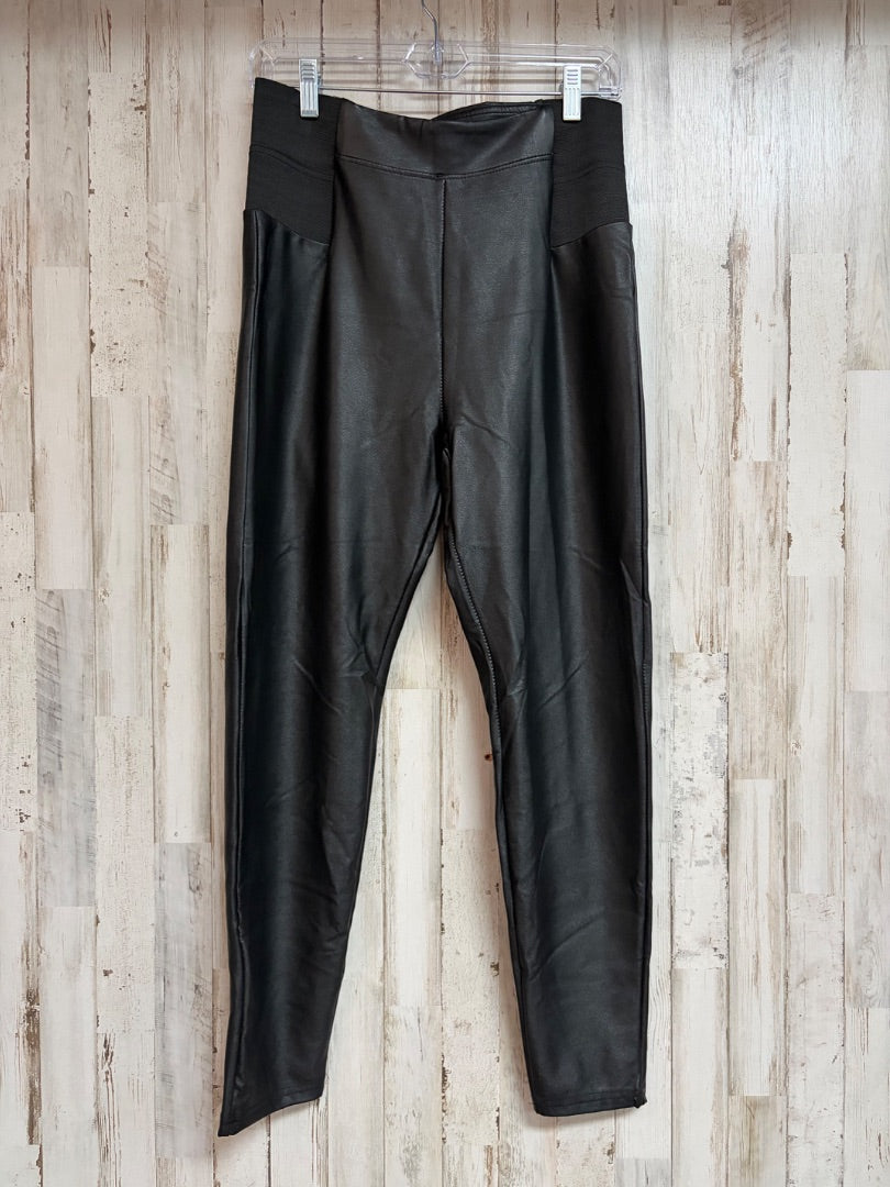 BLACK A NEW DAY FAUX LEATHER PANTS, LADIES M
