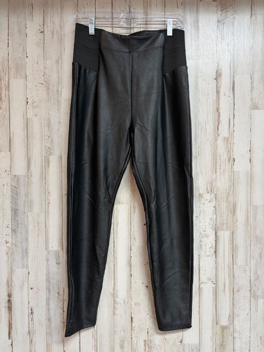 BLACK A NEW DAY FAUX LEATHER PANTS, LADIES M