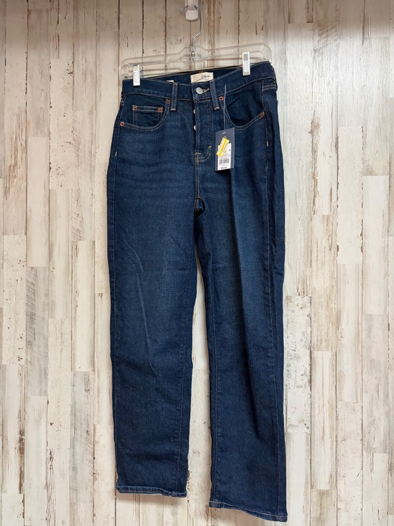 DENIM UNIVERSAL THREAD NEW SZ6 HI WAIST JEANS, LADIES M