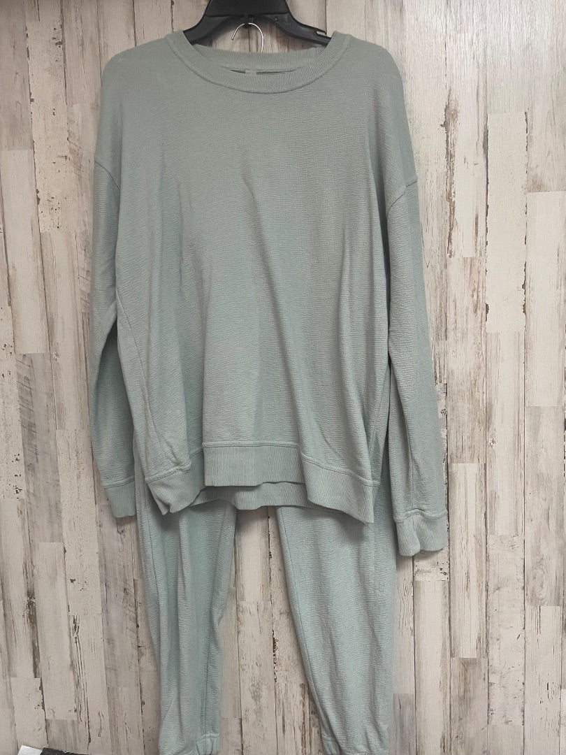 SAGE MONO B 2PC TEXTURE JOGGER SET, LADIES S