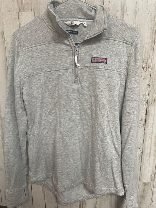 GREY VINEYARD VINES HALF ZIP PULLOVER, LADIES S