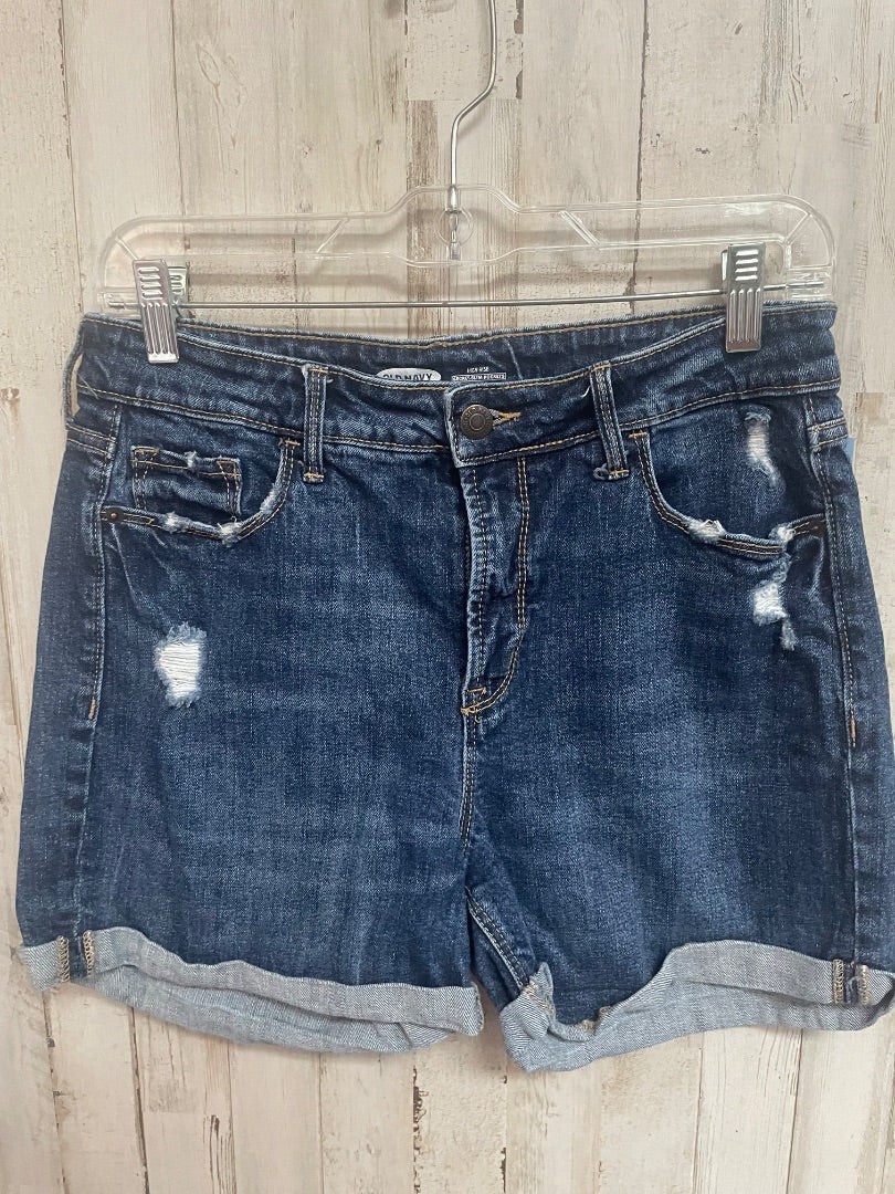 DENIM OLD NAVY SZ 8 CUFF SHORTS, LADIES M