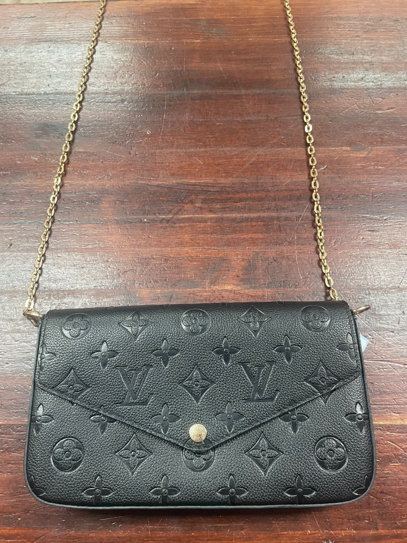 BLACK INSPIRED CHAIN STRAP PURSE