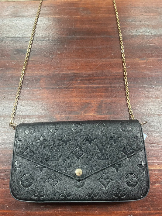 BLACK INSPIRED CHAIN STRAP PURSE