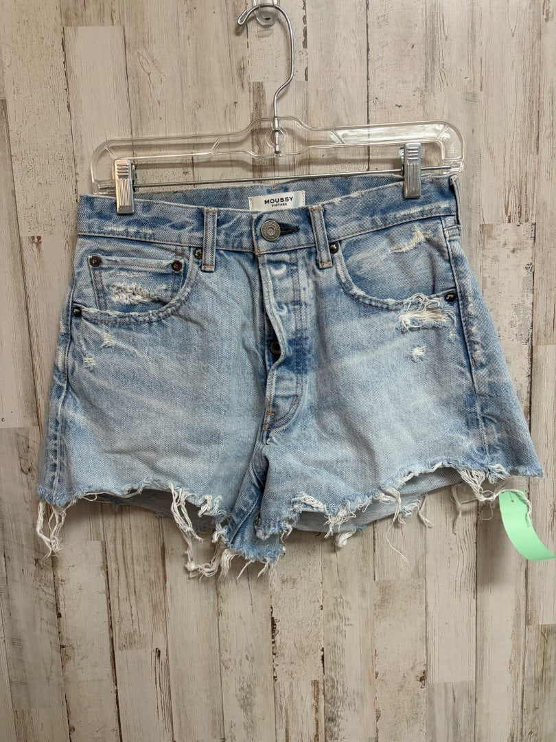 DENIM MOUSSY SZ 26 BUTTON FLY JEAN SHORTS, LADIES S