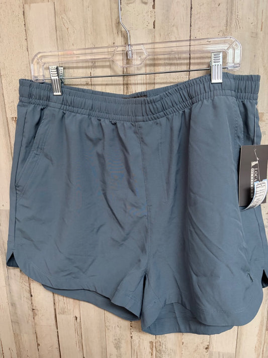 STEEL BLUE LOCAL GIRL ATHLETIC SHORTS, LADIES XL
