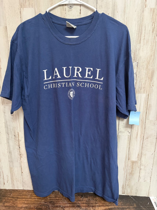 NAVY COMFORT COLORS LCS TEE, LADIES XL