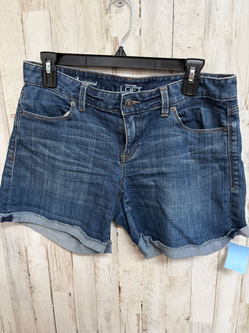 DENIM ANN TAYLOR SZ4 CUFF SHORTS, LADIES S