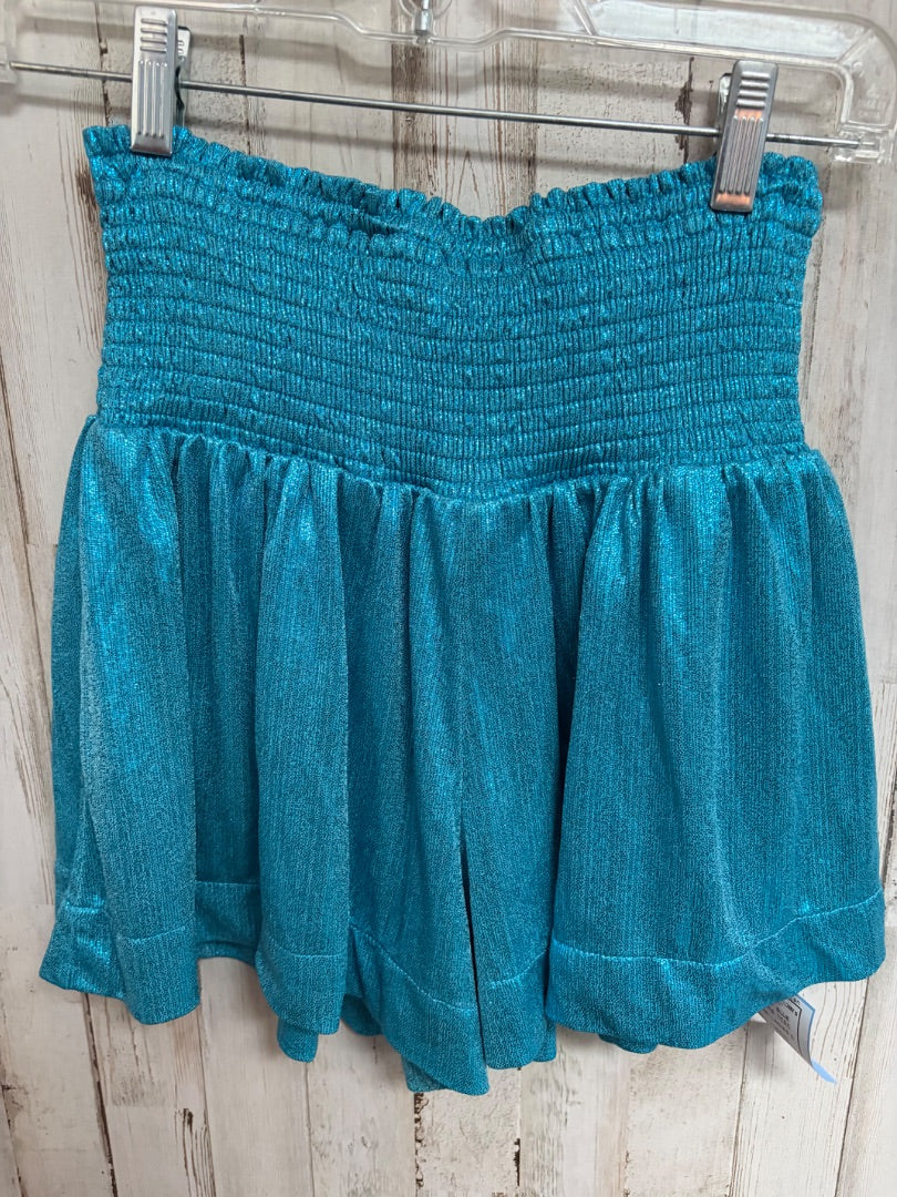 BLUE TCEC SHIMMER SHORTS, LADIES S